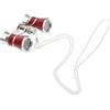 CAXUSD Telescopio Binocolo Metallo 3x25 Nero Vino Focalizzazione Girevole 98x54x30 Mm