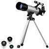Yinhing Telescopio Astronomico con Treppiede Ottica di Alta qualità Visione Chiara Zoom Monoculare con Oculari Intercambiabili Ideale per Principianti Lunghezza 360 Mm Apertura 50 Mm