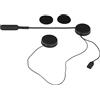 Walmeck Cuffia 5.0 con Doppi Altoparlanti Stereo, Cuffia per Moto Wireless per Smartphone, Navigazione GPS