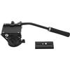 Andoer Treppiede per Videocamera Fluid Drag Pan Testa Panoramica per Fotocamere DSLR Videocamere