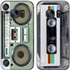 Generic Custodia per Samsung Galaxy S7 I Retro Radio Cassette Tape Stampato I TPU Gel Silicone I 2 Pz Posteriore Della Copertura Della Cassa Del Telefono