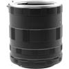 Generico Tubo di prolunga macro, compatibile con Canon, EOS EF | Set 9mm 16mm 30mm, messa a fuoco manuale, metallo, nero, per ingrandimento obiettivo(OM4 3)