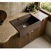 Elleci Lavello Elleci Cocoa 1 vasca Spazio 900 Extra LKS90087XLP da 90x65cm in Keratek