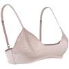 SilRiver Bralette da Donna in Raso di Seta a Triangolo a Forma di U Delicato Reggiseno (per Coppe A-C)