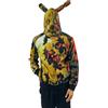 Bioworld Five Nights At Freddy's - Felpa con cappuccio da uomo, a maniche lunghe, con zip intera, Multicolore, Medium