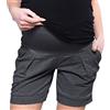 MijaCulture Pantaloncini/Pantaloni Premaman Corti per L'Estate in Cotone 1047 (IT42 / S, Grafite)