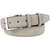 MixYourBeauty MYB Cintura uomo in vera pelle scamosciata - altezza 35 mm - Made in Italy - diversi colori e taglie disponibili