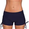 BAEIDO Pantaloni da nuoto da donna, a vita alta, a 4 strati, a prova di perdite, costume da bagno mestruale, per ragazze e adolescenti, super assorbenti, ad asciugatura rapida, per spiaggia e piscina, Marina