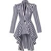 Saniplaycos Giacca da donna steampunk vittoriana cappotto medievale vintage gotico tailcoat manica lunga camicia smoking