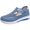 Generico Scarpe Ortopediche Donna Senza Lacci con Strappo Regolabile Soletta Memory Foam Pianta Larga Morbide Sneakers Traspiranti Antiscivolo Leggere Estive Ideali per Lavoro e Passeggiate