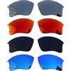 Acefrog 4 paia di lenti polarizzate di ricambio per occhiali da sole Oakley Flak Jacket XLJ OO9009, perfettamente compatibili, infrangibili, antigraffio, confezione risparmio