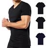 Intimitaly Magliette Intime da Uomo Cotone Scollo V (Pacco da 3) Cotone Intime Maniche Corte Bianca e Colorate IRM2 (IT, Testo, 4XL, Regular, Regular, 2 Nere 1 Blu)