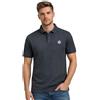 Geographical Norway Polo Uomo Krafto Maglia Polo Cotone Manica Corta Collo Bottoni Badge Petto Elegante Casual Traspirante Tempo Libero Uomo Stile Moderno