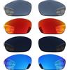 Acefrog 4 paia di lenti polarizzate di ricambio per occhiali da sole Oakley Straight Jacket 2007, perfettamente compatibili, infrangibili, antigraffio, confezione risparmio, multicolore, Taglia unica