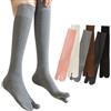 AOOPOO 6 Paia di Calzini per Donne di Cotone Caratteristiche Elastiche Tabi Antiscivolo Due Punte
