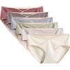 AOOPOO Confezione da 6 Mutande per Donne Incinte Cotone Hipster Senza Cuciture maternità Mutandine per Donne Gravidanza Postpartum per Gravidanza sotto Il Pancione Slip Bikini