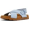 Camper Brutus Sandal K800491, Sandalo con cinturino a X Unisex - Bambini e ragazzi, Blu pastello 001, 37 EU