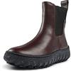 Camper Ground K400654, Stivali Chelsea Donna, Borgogna 005, 37 EU