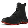 Camper Brutus Trek K400671, Stivaletto stringato Donna, Nero 003, 41 EU