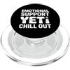 Emotional Support Yeti Do Not Pet Gifts Supporto emotivo Yeti PopSockets PopGrip per MagSafe