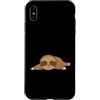 sloth two-fingered hanging animal lazy r Custodia per iPhone XS Max Bradipo che dorme sul terreno