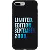 Limited Edition September 2008 Legendary Custodia per iPhone 7 Plus/8 Plus Settembre 2008 Anno 2008 Retro 2008 Vintage Edizione Limitata