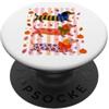Autumn Doxie Parade Carino Autunno Bassotto Trio Cani Zucche Fiocchi Acquerello PopSockets PopGrip Adesivo