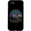 Fossilize American Wildlife and Wilderne Custodia per iPhone SE (2020) / 7/8 Alce Toro Montagne Rocciose Foresta Alpina Colorado Wyoming