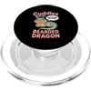 Emotional Support Bearded Dragon Do Not Supporto emotivo Drago Barbuto PopSockets PopGrip per MagSafe