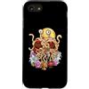 Catholic Core Catholiccore Funny Gothic Custodia per iPhone SE (2020) / 7/8 Flying Spaghetti Monster FSM Coquette Christian a forma di cuore floreale