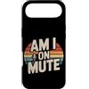 Rumori e risatine a distanza Custodia per iPhone Air Am I On Mute Chiama riunione remota