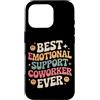 Emotional Support Coworker Do Not Pet Gi Custodia per iPhone 16 Pro Collaboratore di supporto emotivo