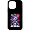 BDAZ Custodia per iPhone 14 Pro Max Aurora Unicorno Spazio Astronauta