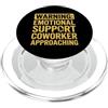 Emotional Support Coworker Do Not Pet Gi Collaboratore di supporto emotivo PopSockets PopGrip per MagSafe
