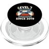 Level 7 Unlocked Awesome Since 2019 Livello 7 sbloccato fantastico dal 2019 PopSockets PopGrip per MagSafe