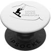 Whyitsme Design Kiteboarding Hood River Oregon, Kitesurf PopSockets PopGrip Adesivo