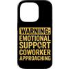 Emotional Support Coworker Do Not Pet Gi Custodia per iPhone 14 Pro Collaboratore di supporto emotivo