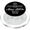 George Washington Revolutionary War 1776 Dichiarazione di indipendenza della firma di James Wilson PopSockets PopGrip per MagSafe