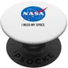 Nasa Logo Nasa classico I Need My Space a maniche lunghe PopSockets PopGrip Adesivo