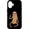 sloth two-fingered hanging animal lazy r Custodia per iPhone 16 Bradipo refrigerato