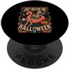 Summer Halloween Skeleton Flamingo Appar Aspettando solo Halloween Skeleton Flamingo Summer PopSockets PopGrip Adesivo
