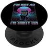 Im Not Forty Im Thirty Ten Funny Birthda Io non sono 40 Im 30 Dieci Compleanno PopSockets PopGrip Adesivo