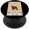 English Sheepdog Tarot Dogs Celestial Re Carta dei Tarocchi Il Cane Cane da pastore inglese antico PopSockets PopGrip Adesivo