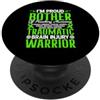 Brain Injury Awareness Mental Health Shi Consapevolezza delle lesioni cerebrali Supporto per la salute mentale PopSockets PopGrip Adesivo