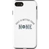 Whyitsme Design Custodia per iPhone SE (2020) / 7/8 Half Marathon Half è meglio di nessuna 13.1