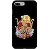 Catholic Core Catholiccore Funny Gothic Custodia per iPhone 7 Plus/8 Plus Flying Spaghetti Monster FSM Coquette Christian a forma di cuore floreale