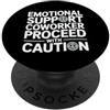 Emotional Support Coworker Do Not Pet Gi Collaboratore di supporto emotivo PopSockets PopGrip Adesivo
