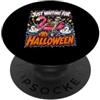 Summer Halloween Skeleton Flamingo Appar Aspettando solo Halloween Skeleton Flamingo Summer PopSockets PopGrip Adesivo