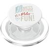 Whyitsme Design Divertente mezza maratona corridore umorismo PopSockets PopGrip per MagSafe