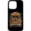 Visit the Shisa Factory Store Custodia per iPhone 15 Pro Max Souvenir della cultura giapponese di Okinawa Shisa Lion Sumo Wrestling